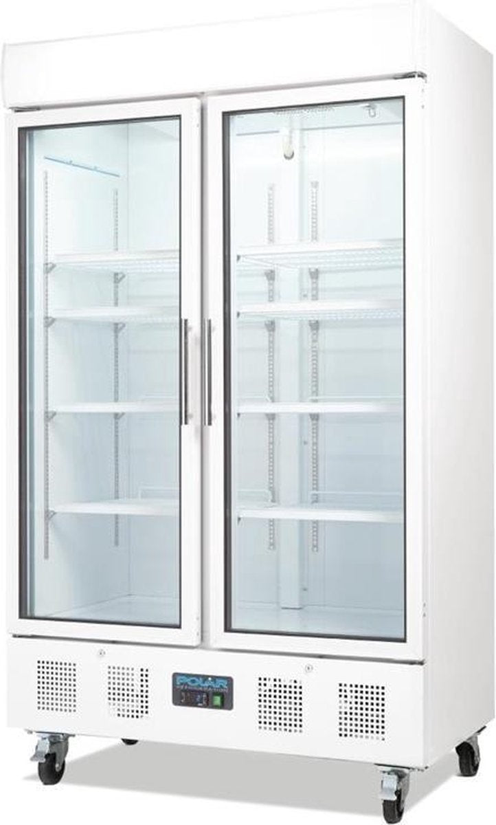 Polar 2-deurs display koeling 944ltr