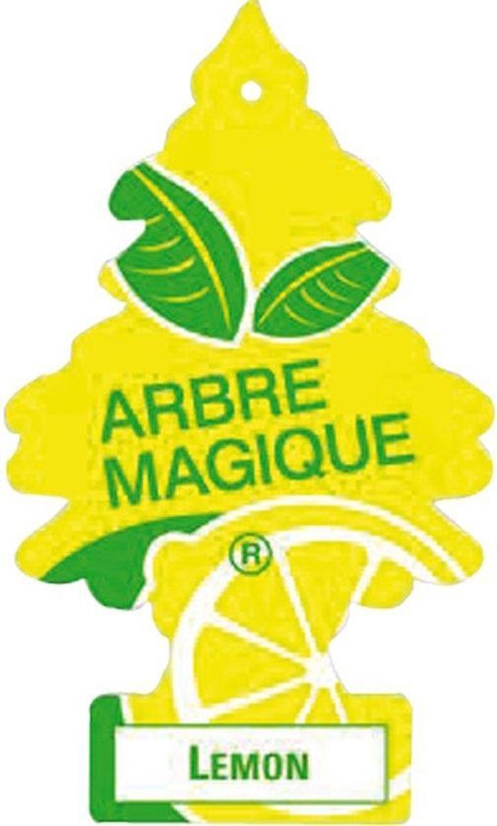 Arbre Magique Luchtverfrisser Wonderboom Citroen Geel