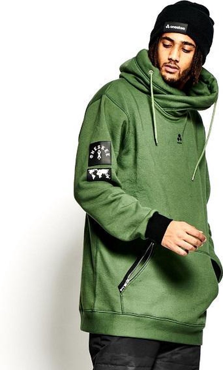 Waterdichte heren hoodie Groen  L/XL