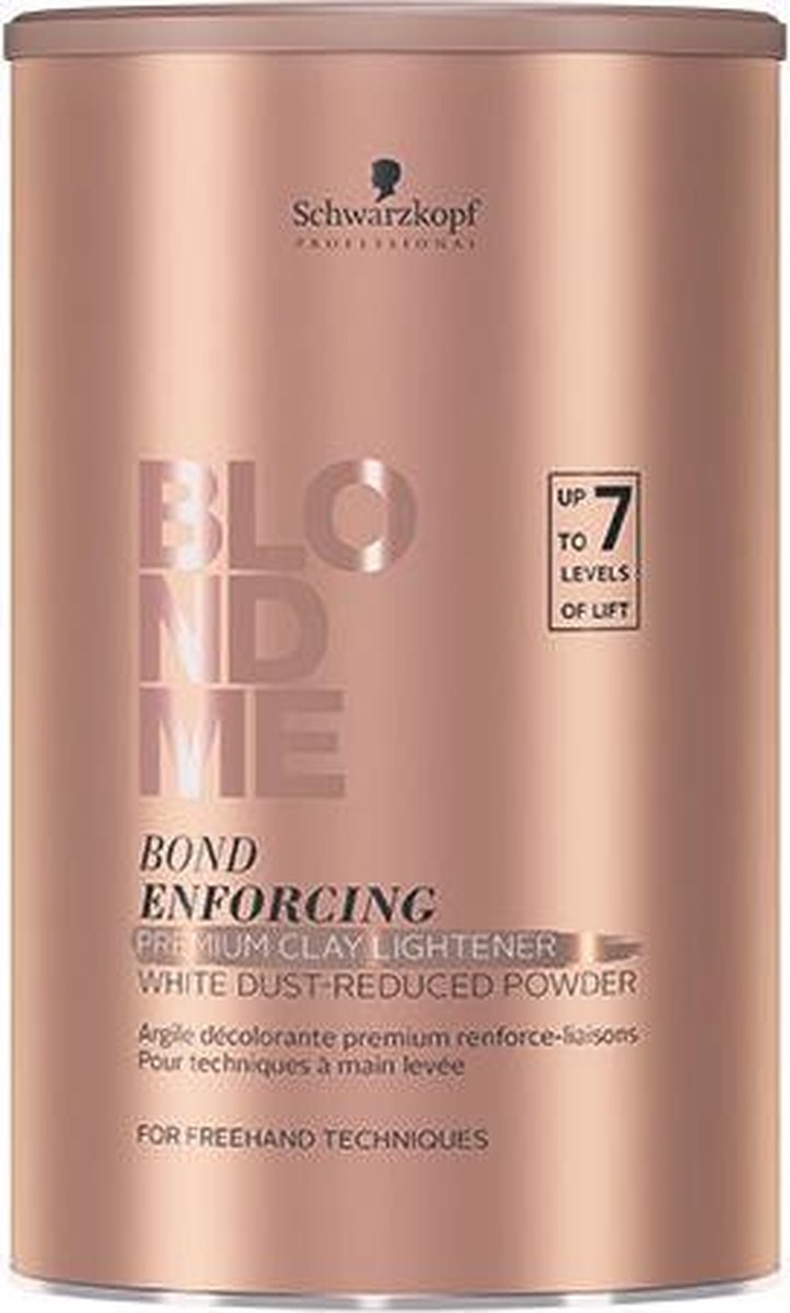 Schwarzkopf Ontkleuringspoeder Blond Me Bond Enforcing Premium Clay Lightener