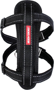 EzyDog Chest Plate Hondenharnas / tuig - S - Zwart