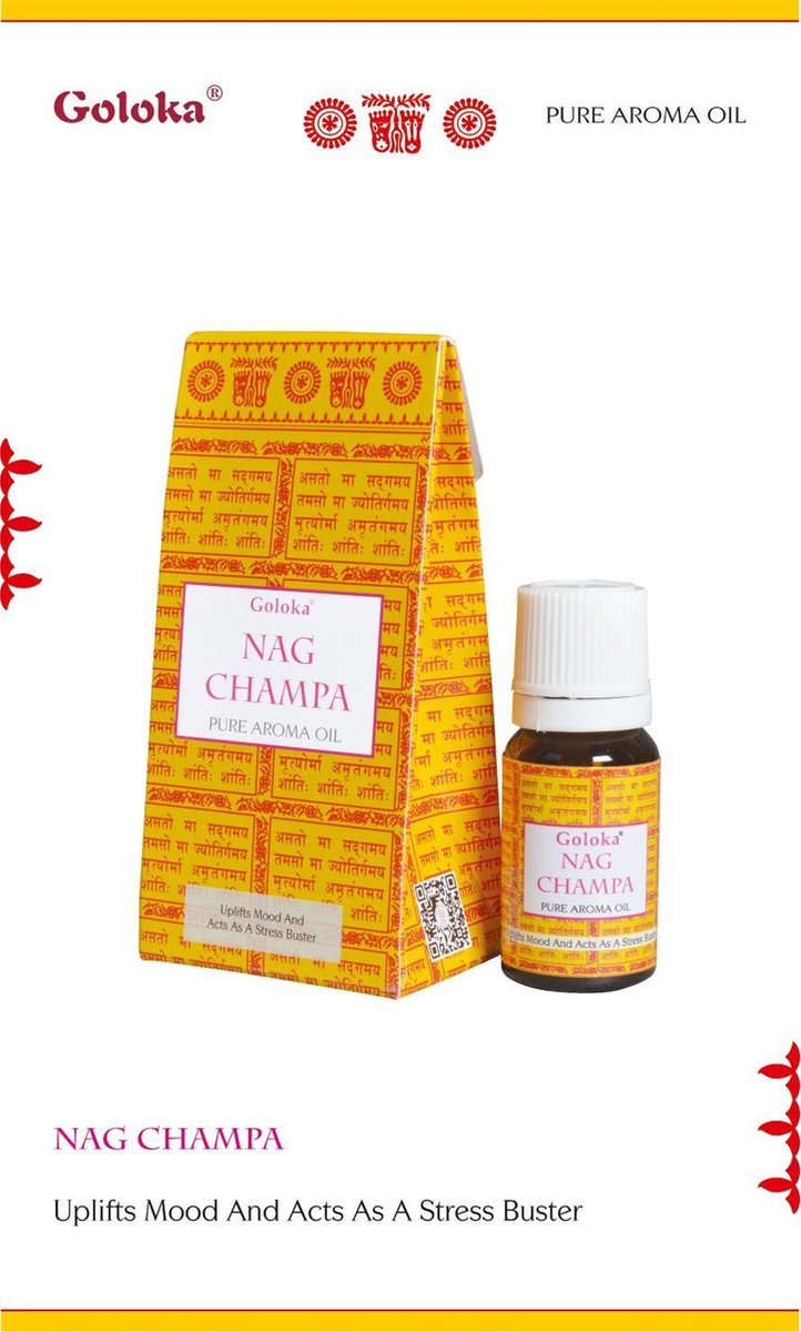 Goloka fragrance oil Goloka Nag Champa 10ml