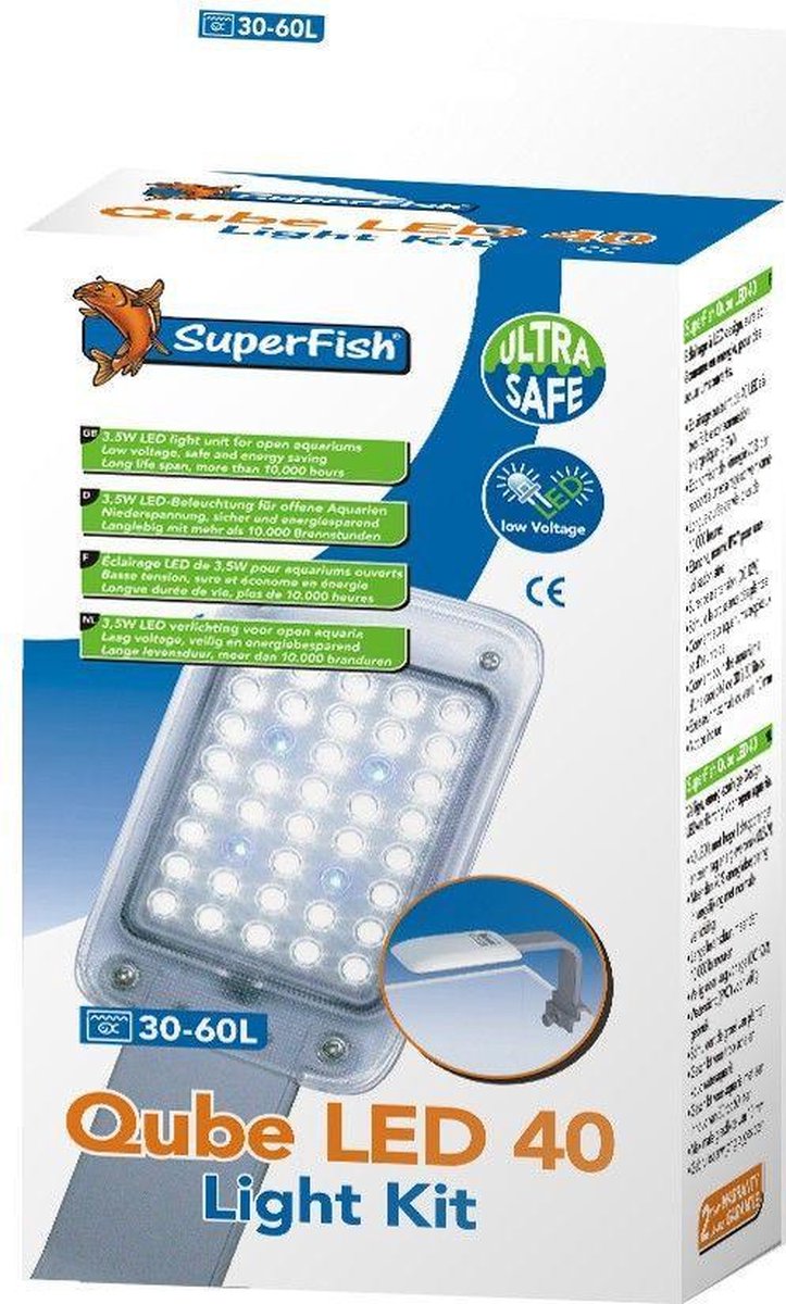 SuperFish QUBE LED 40 - Aquarium Verlichting - 3