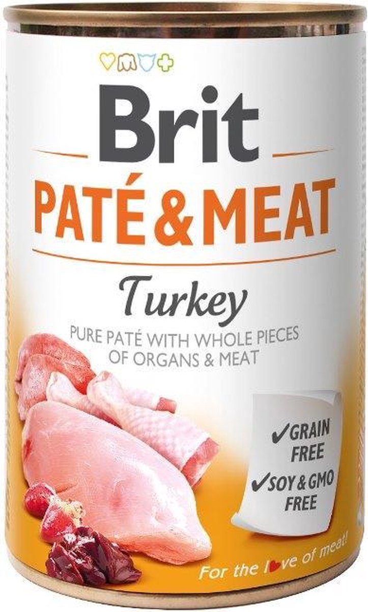 BRIT Pate & Meat Kalkoen 400gr