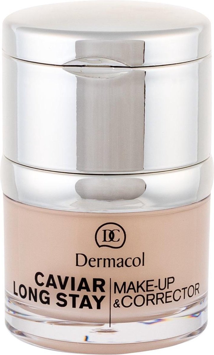 Dermacol - Caviar Long Stay & Make-Up Corrector - Long lasting make-up with extracts of caviar and advanced corrector 30 ml 0 Ivory -