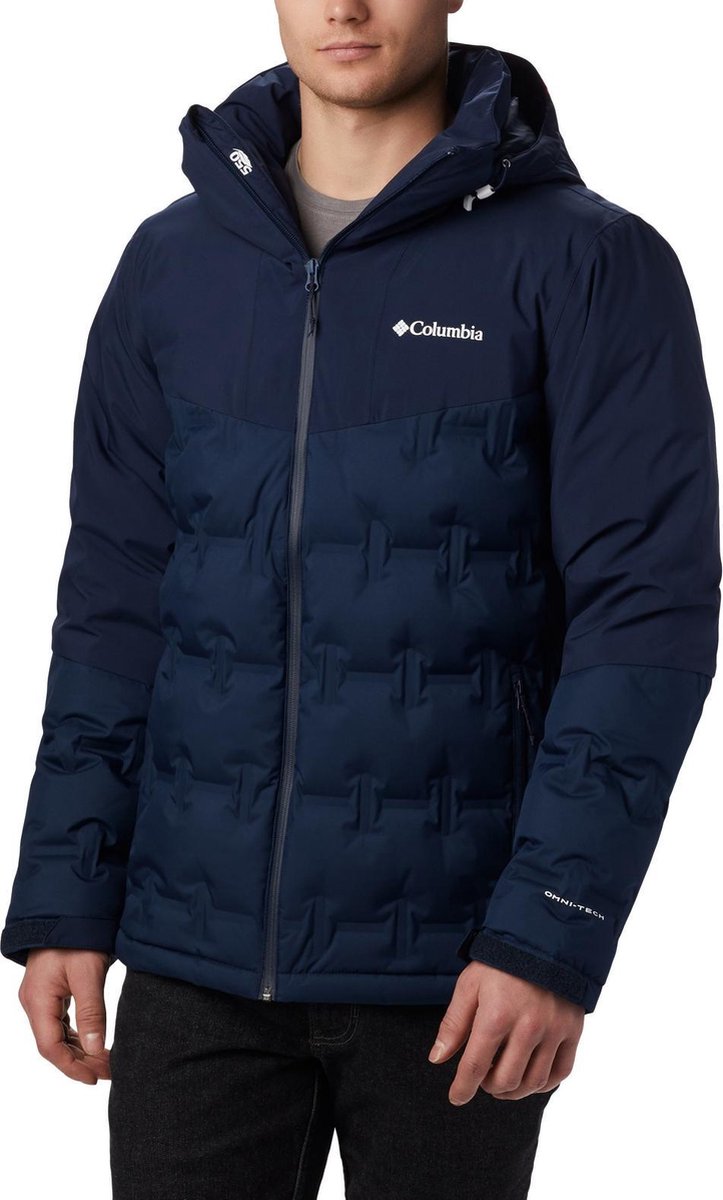 Columbia Wild Card Down Jacket Heren Wintersportjas - Collegiate Navy - Maat S