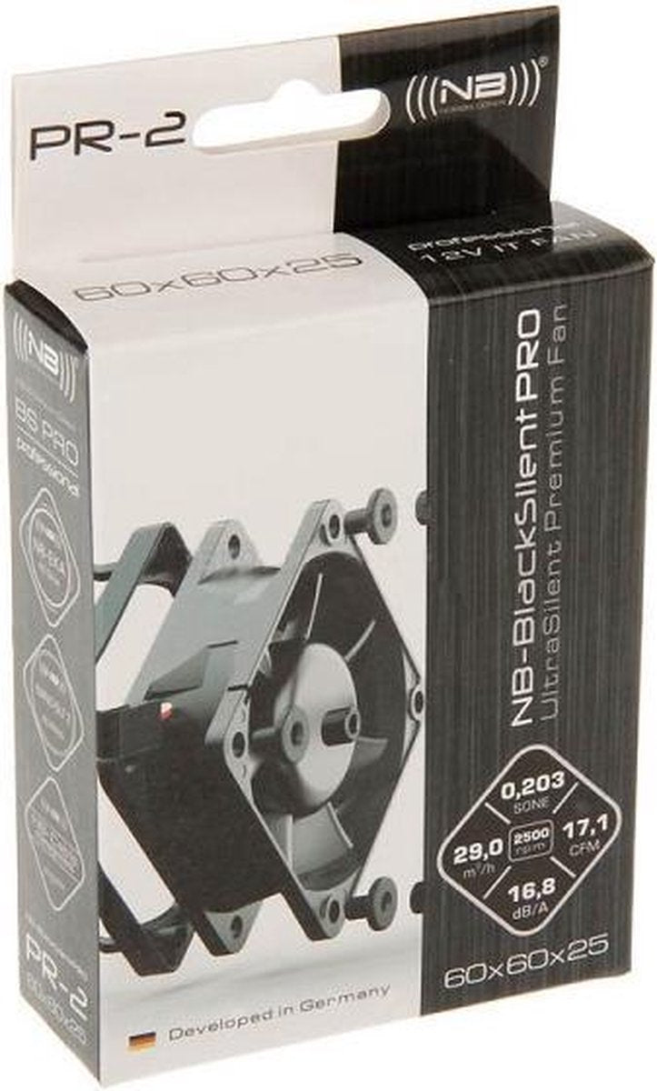 Noiseblocker BlackSilentPro PR-2 Computer behuizing Ventilator