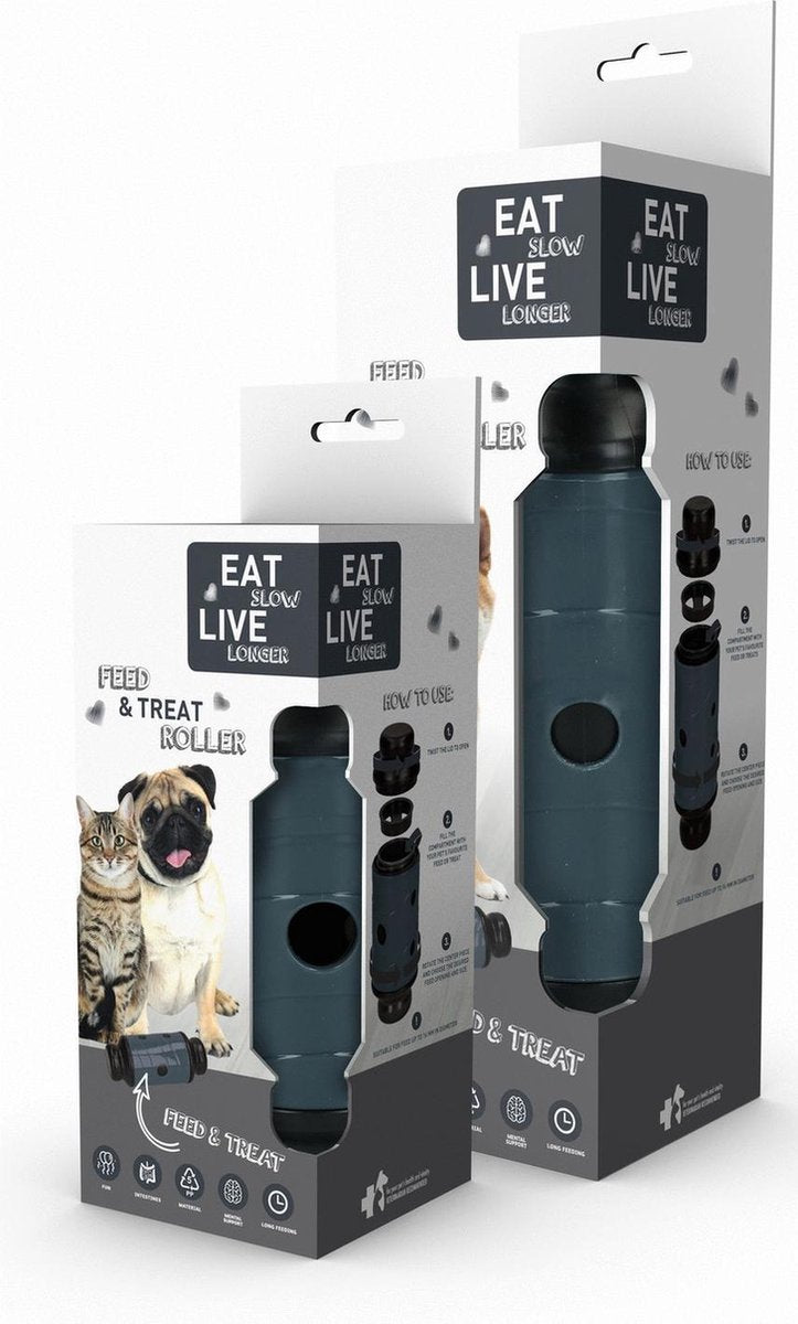 Eat Slow Live Longer Feed and Treat L Grijs
