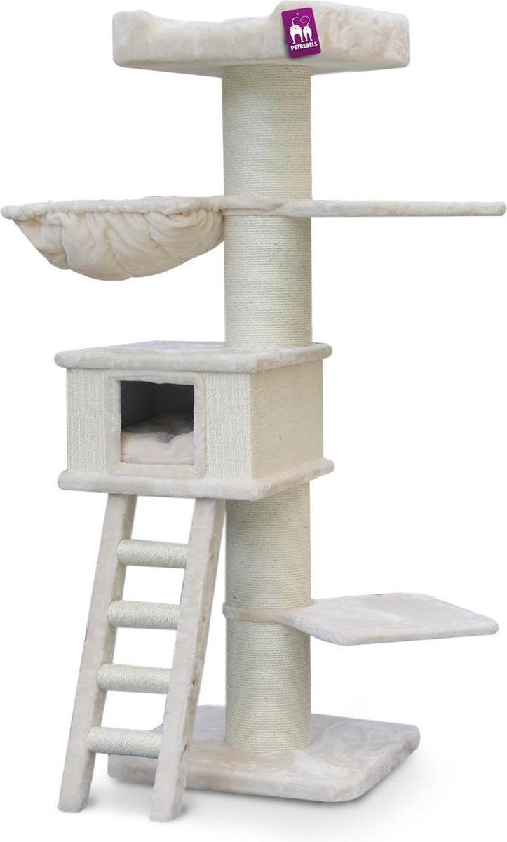 Petrebels Ragdoll 180 krabpaal - Creme  - 40