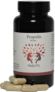 MakeVit Propolis - 100 capsules - bevat Bijenpollen en Echinacea - Weerstand - Afweersysteem
