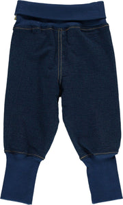 Maxomorra Broek Indigo Maat 74/80