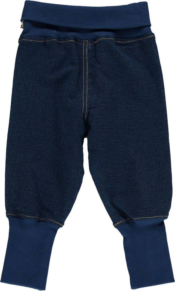 Maxomorra Broek Indigo Maat 74/80