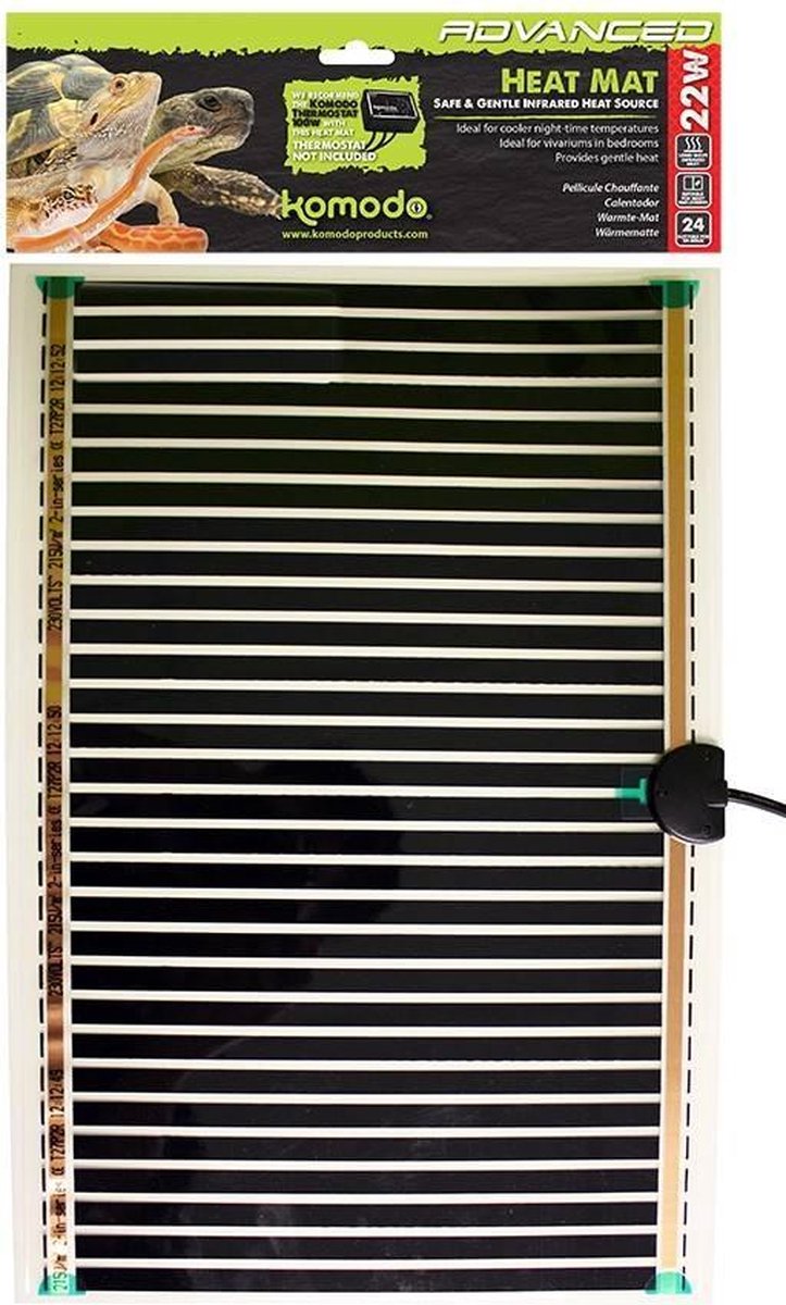 Komodo geavanceerde warmtemat 30 watt