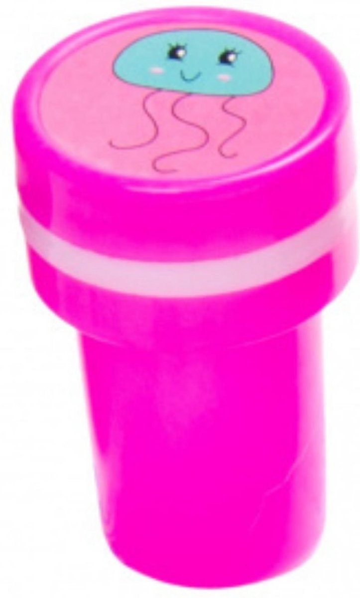 Stempel kwal roze - knutselspullen - decoratie - hobby - pakket - knutsel - versiering - maken - cadeau