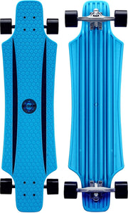 Nijdam Kunststof Longboard 36" - X-Flex Longboard - Kobalt/Zwart