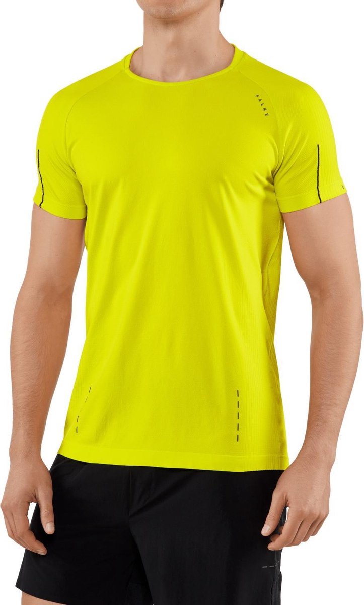 FALKE Active T-Shirt Heren 38929 - Geel 1084 sulfur Heren - XS/S