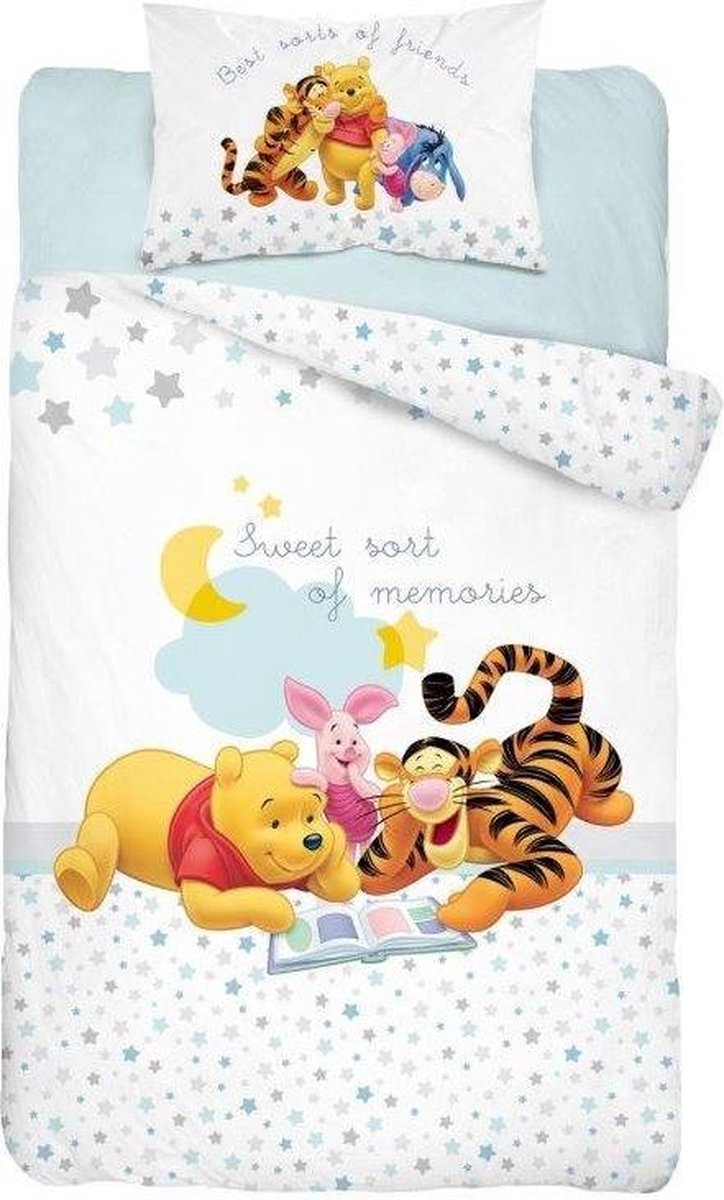 Winnie de Poeh Junior Dekbedovertrek 100x135cm
