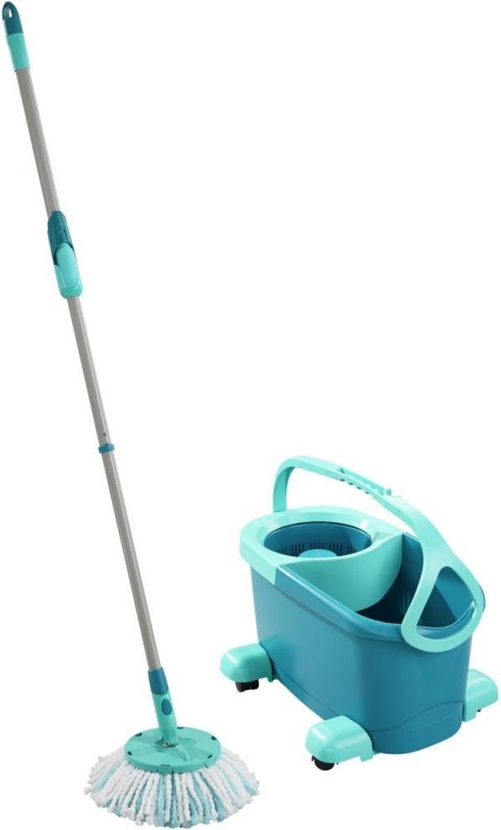 Leifheit Clean Twist Disc Mop Compleet - Ergo - Met Wieltjes