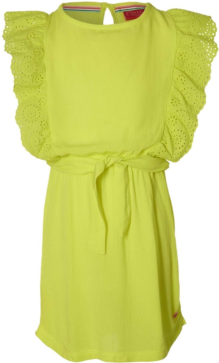 Quapi meisjes mouwloze jurk Fancy Lemon Yellow