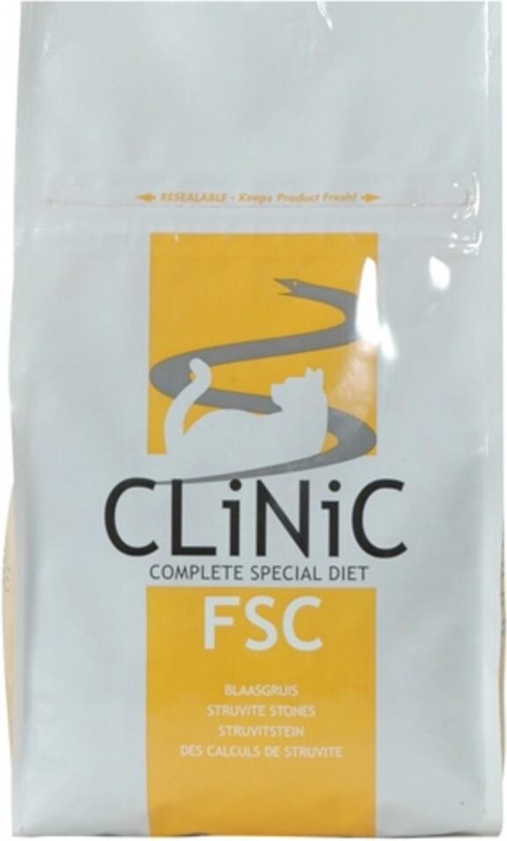 Clinic FSC Blaasgruis - Kattenvoer - 7.5 kg