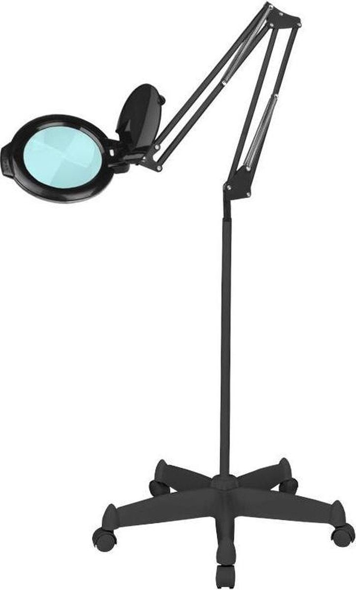 Mega Beauty Shop® LED Loeplamp met Rolstatief + Tafelklem Gratis!
