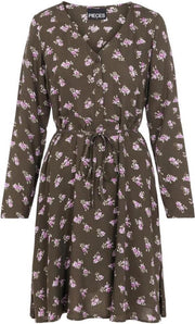 Pcsiljy Ls Dress Camp Kac 17115111 Forest Night/simple