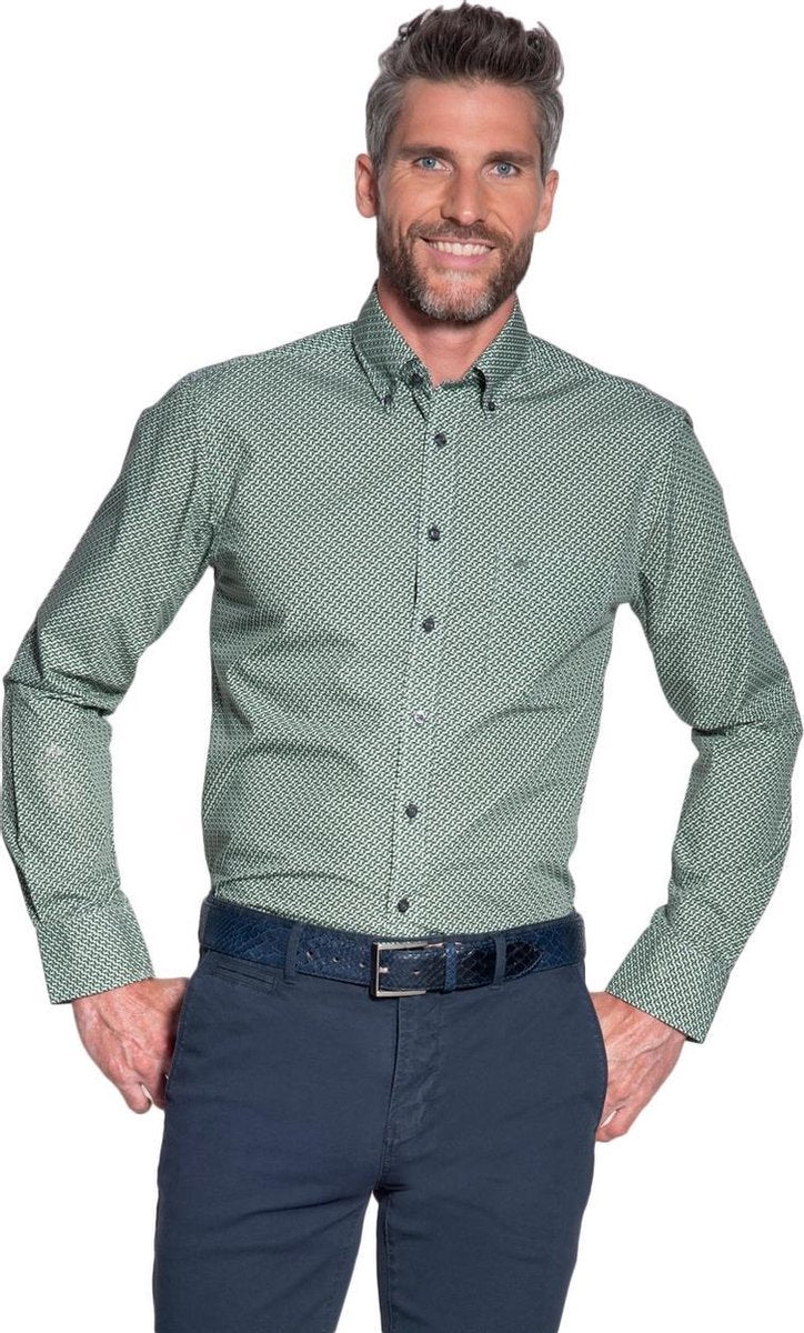 Campbell Classic Casual overhemd lange mouw