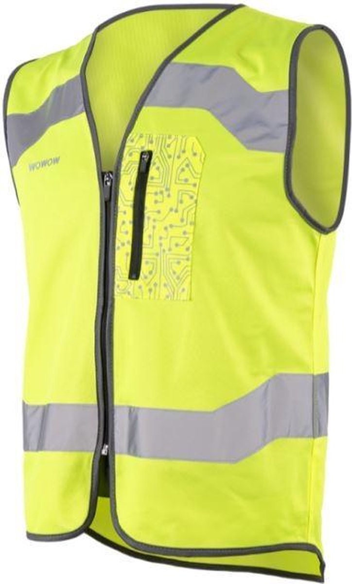 Wowow Veiligheidshesje Drone Polyester Geel Maat 3xl