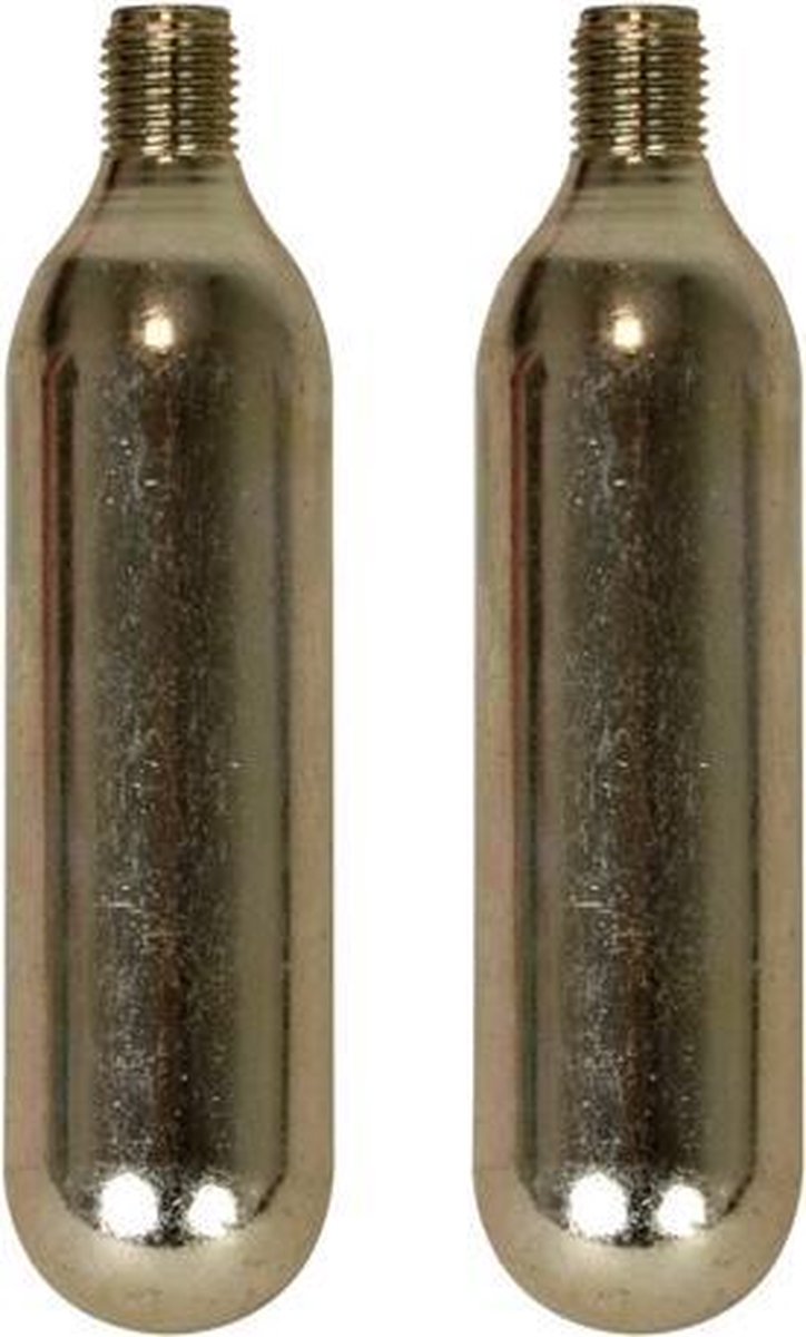 Dresco Co2 Patronen 16 Gram Staal Zilver 2-delig