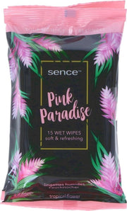 Sence Reinigingsdoekjes Pink paradise 2 x 15 stuks