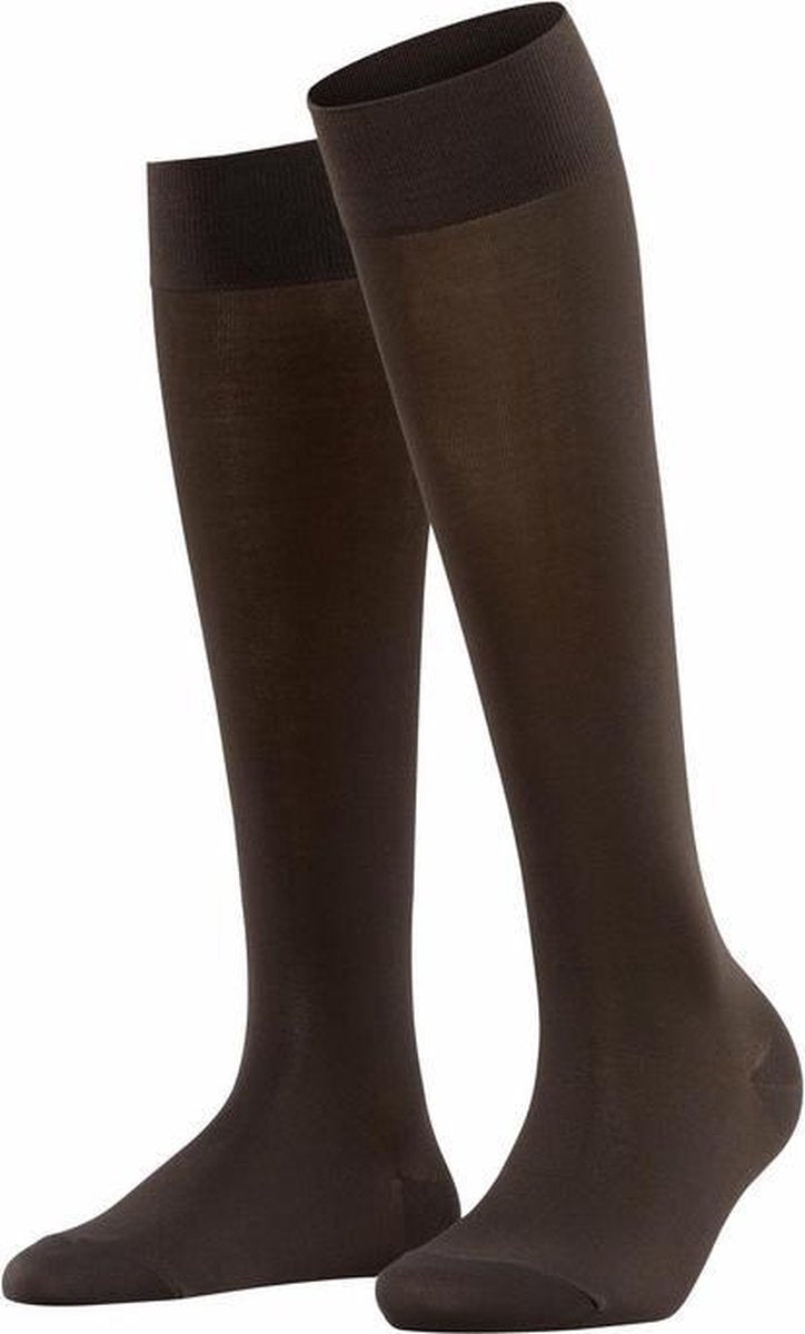 FALKE CottonTouch Kniekous  47632 - Bruin 5239 dark brown Dames - 39-42
