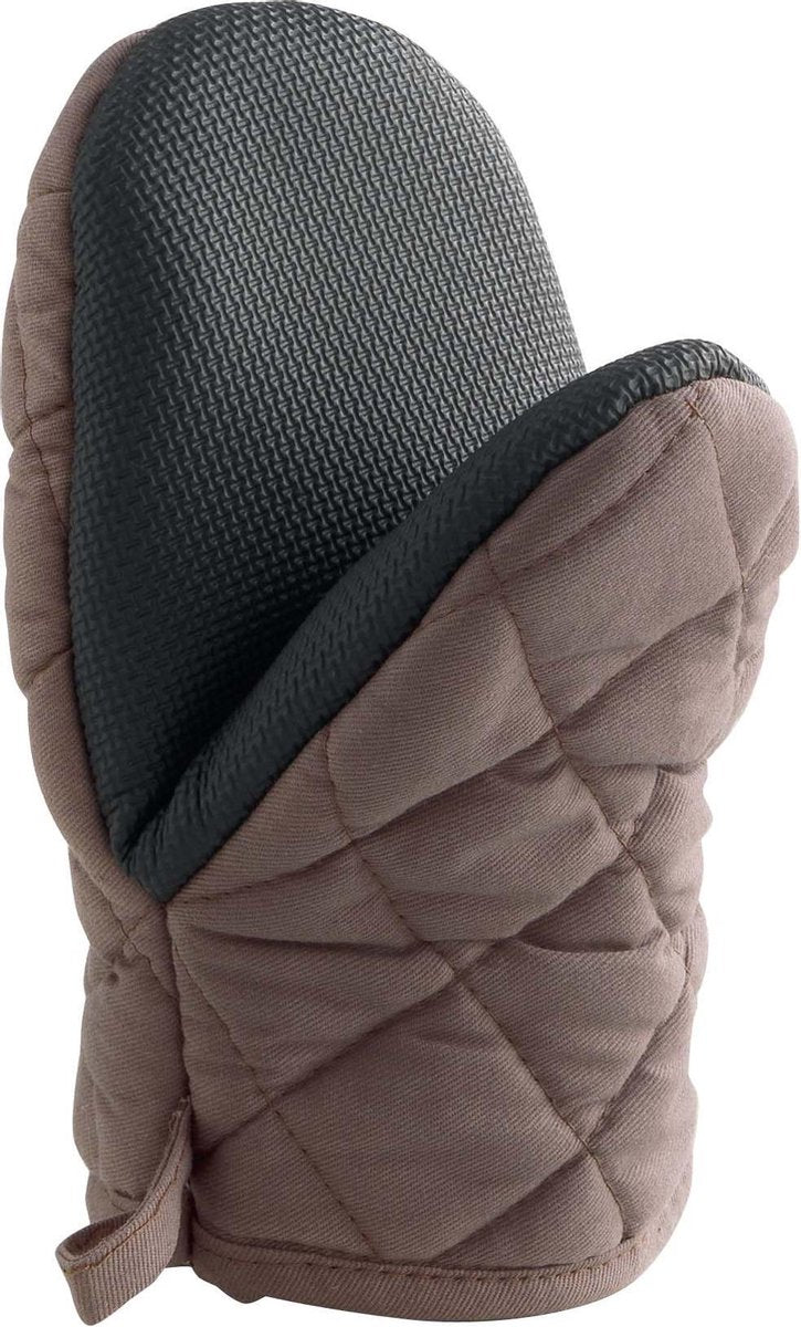 Ovenhandschoen 24x14cm taupe