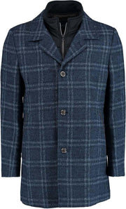 Bos Bright Blue 20301GE16BO Wollen jas - Maat 56 - Heren