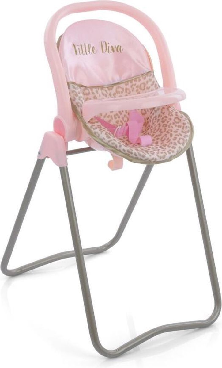 Little Diva Poppenstoel Roze/Goud