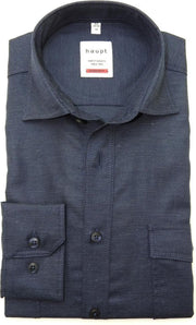 Haupt overhemd blauw