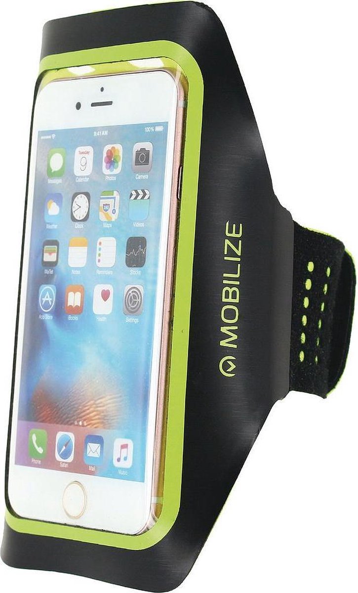 Mobilize Lycra Arm Strap Size M Neon Yellow