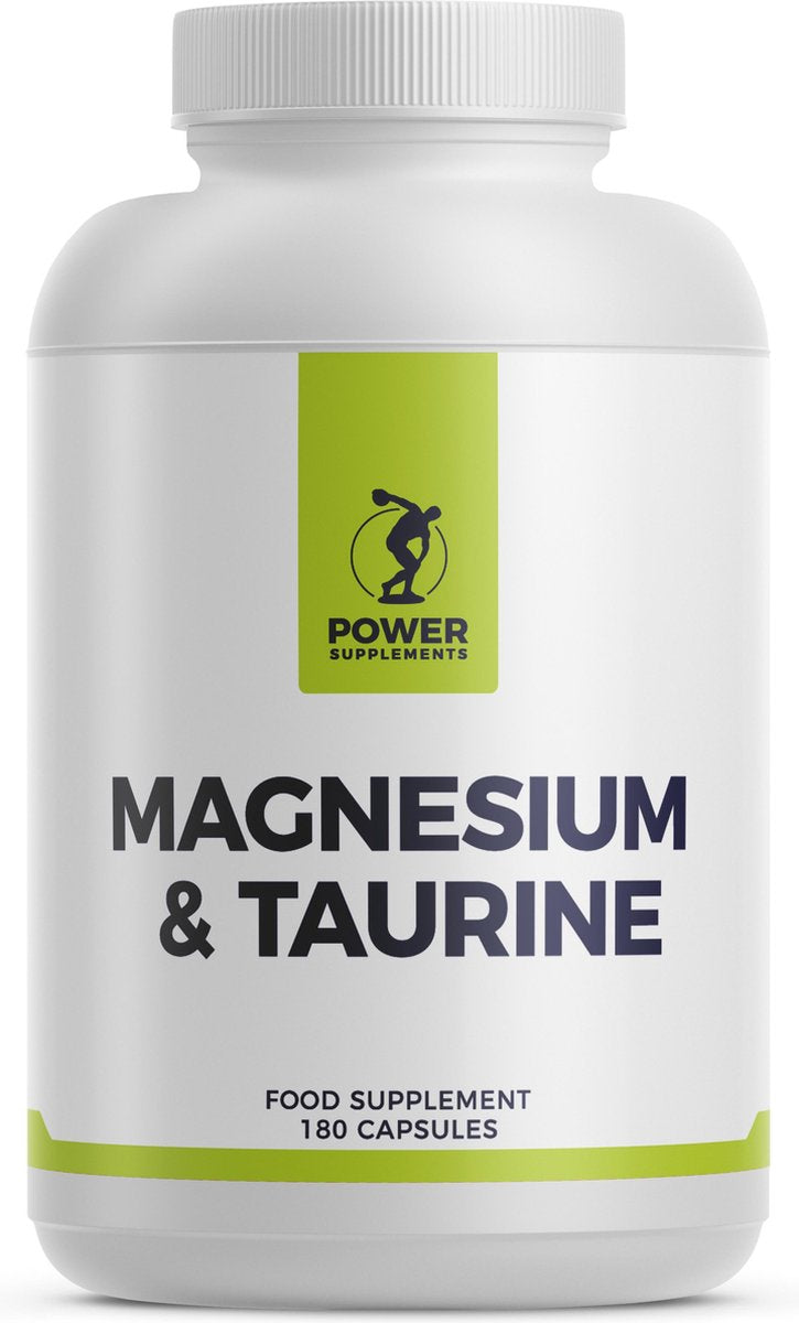 Power Supplements - Magnesium en Taurine - 180 caps