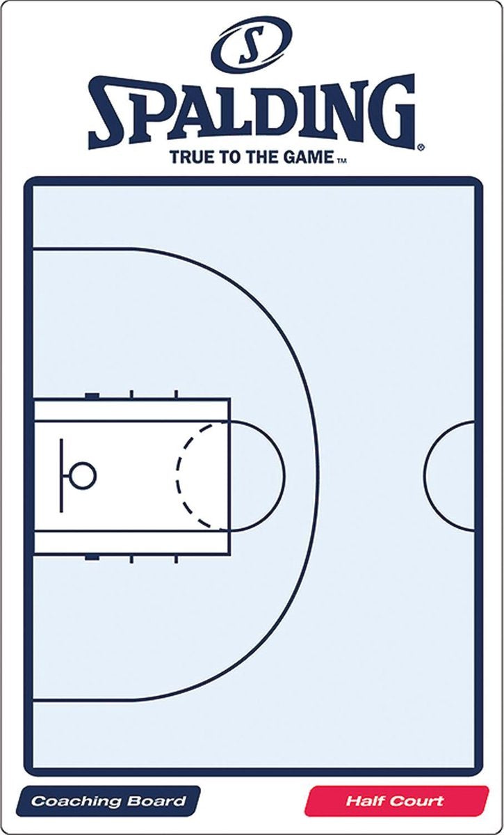 Spalding basketbal coaching board