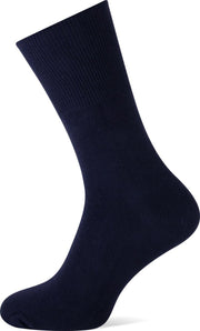Katoenen diabetes sokken - 3 paar - Donker Blauw - Maat 41/43
