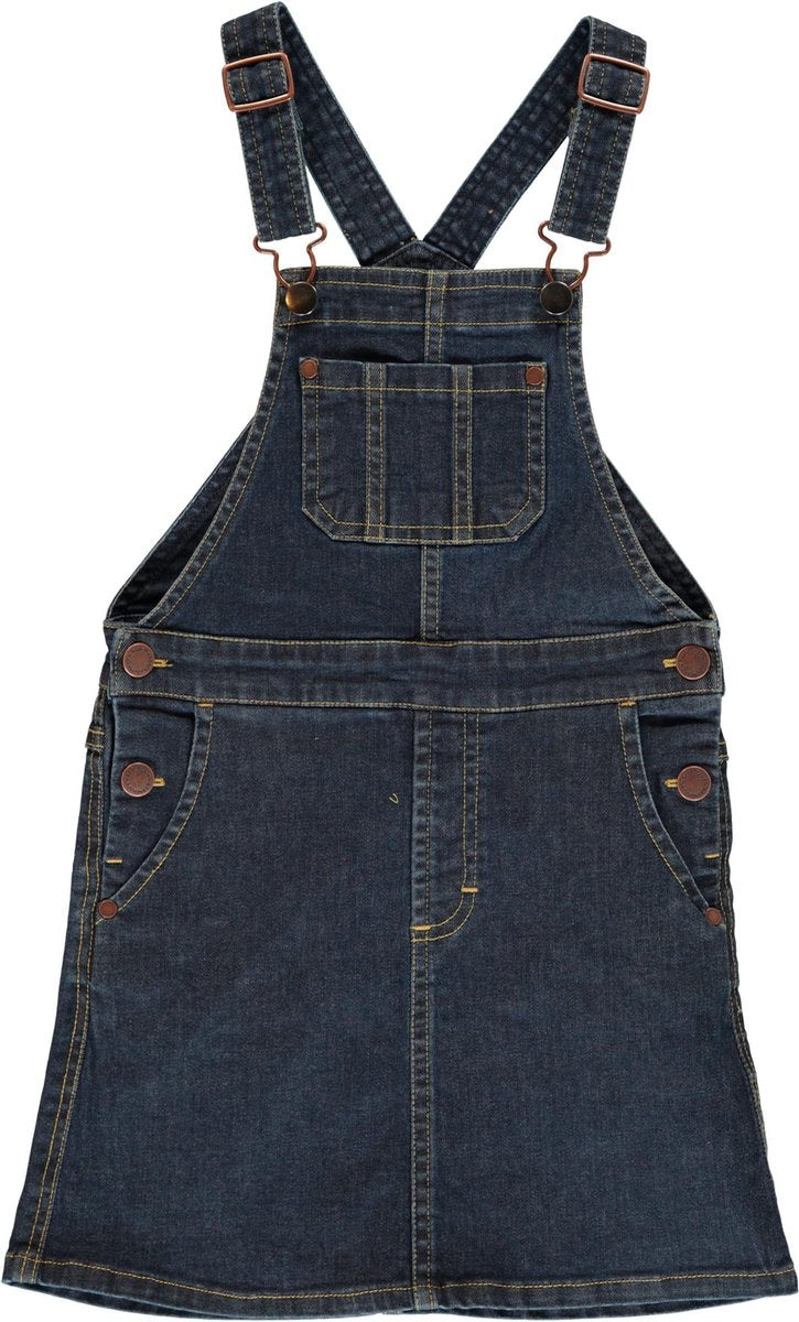 Maxomorra Jeans Jurk Medium Dark Wash Maat 122/128
