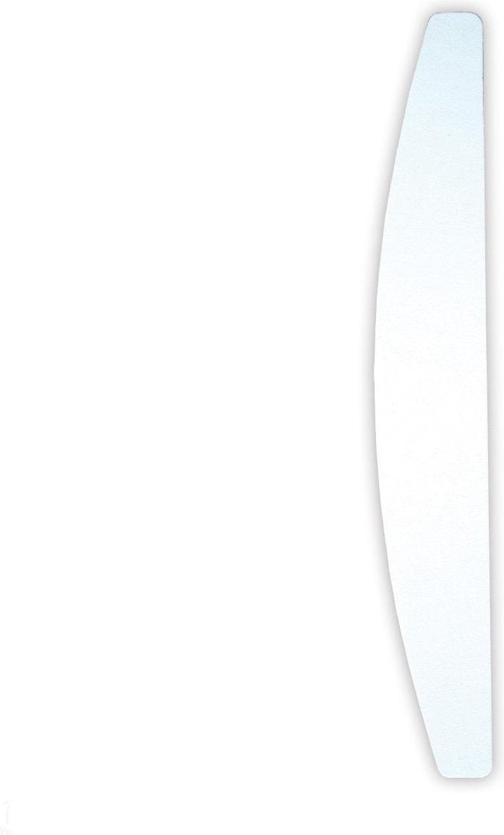 Professionele Moon nagelvijlen Wit | 100/180 grit | Nagelvijl Set van 10 stuks Voor Acryl En Gelnagels