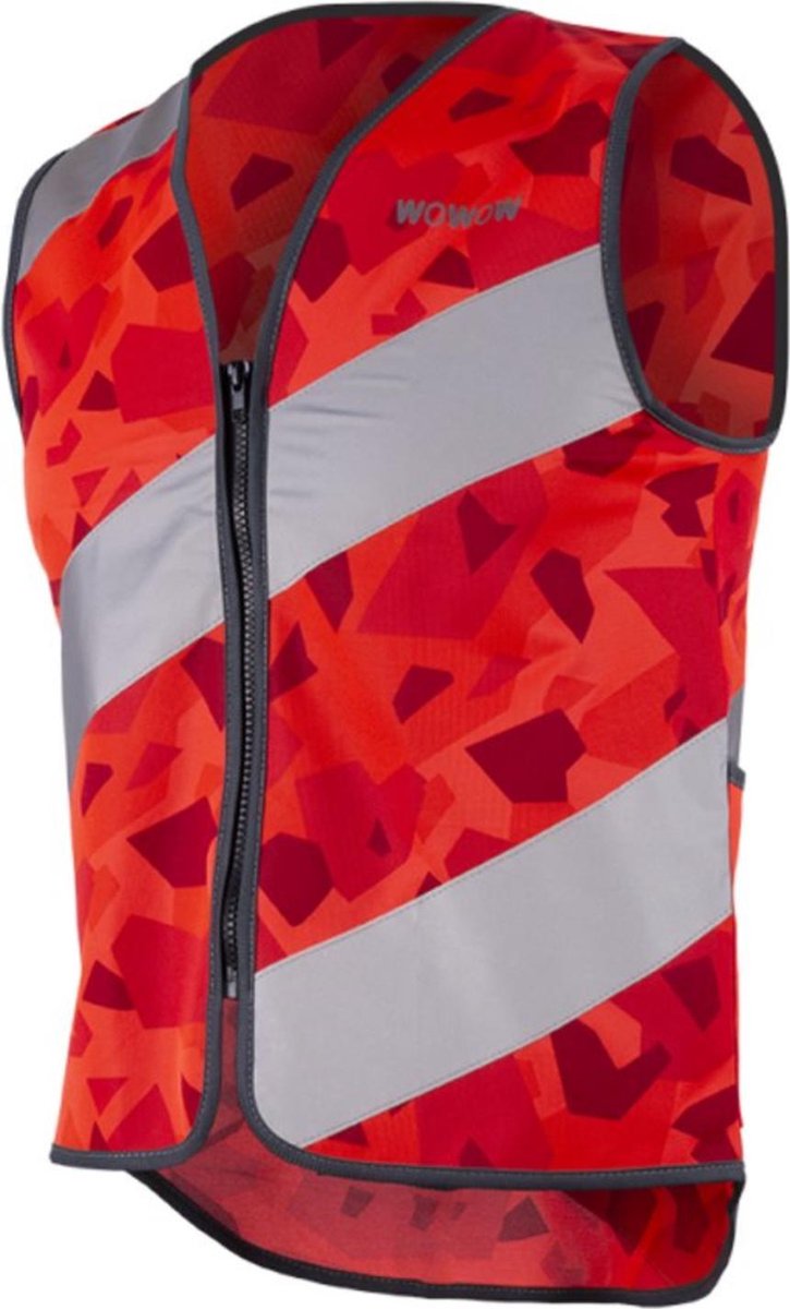 Wowow Veiligheidshesje Rysy Polyester Rood Maat 3xl