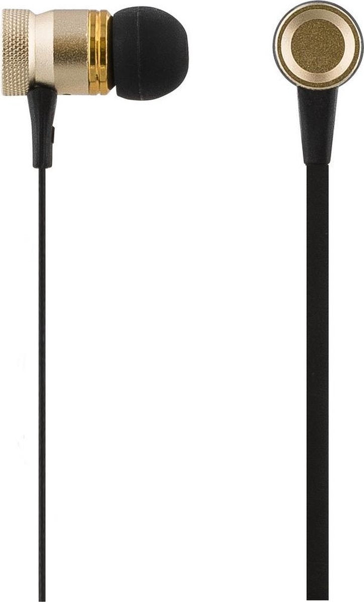 STREETZ HL-311 Bluetooth sport oordopjes met microfoon - Bluetooth 4.1 - Waterbestending - Goud