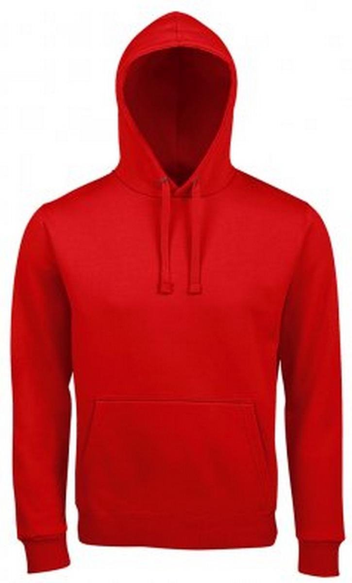 SOLS Unisex Volwassenen Spencer Hooded Sweatshirt (Rood)