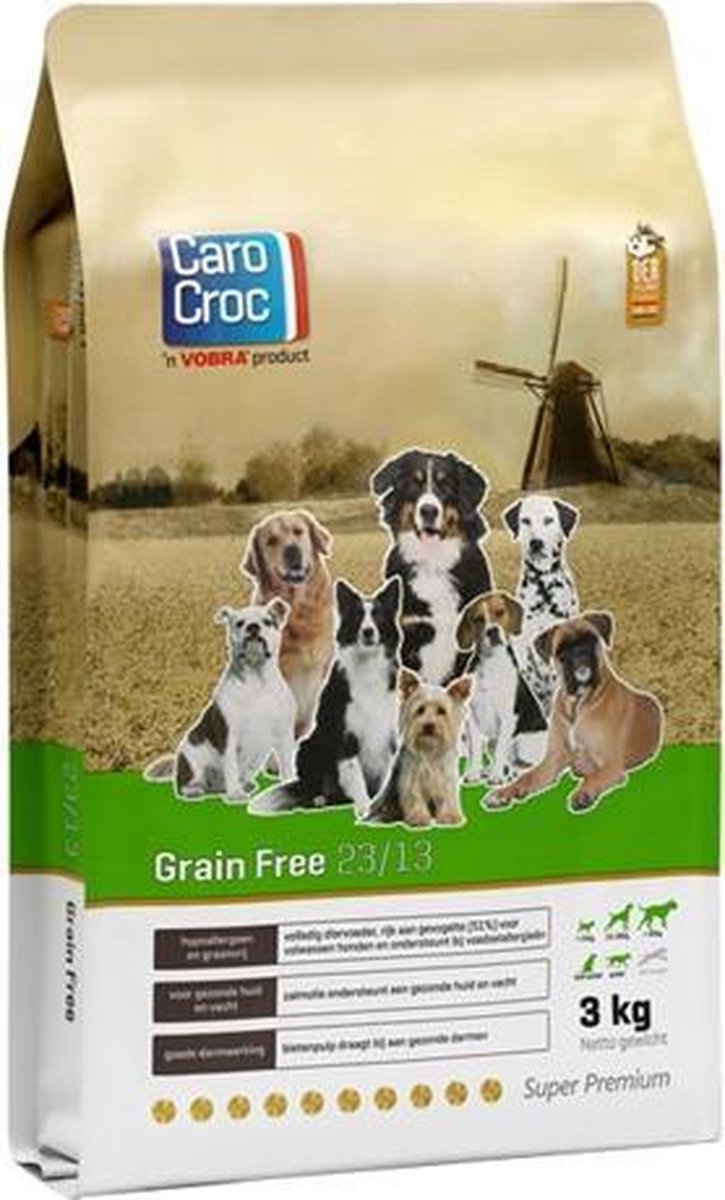 Carocroc grain free - 3 kg - 1 stuks