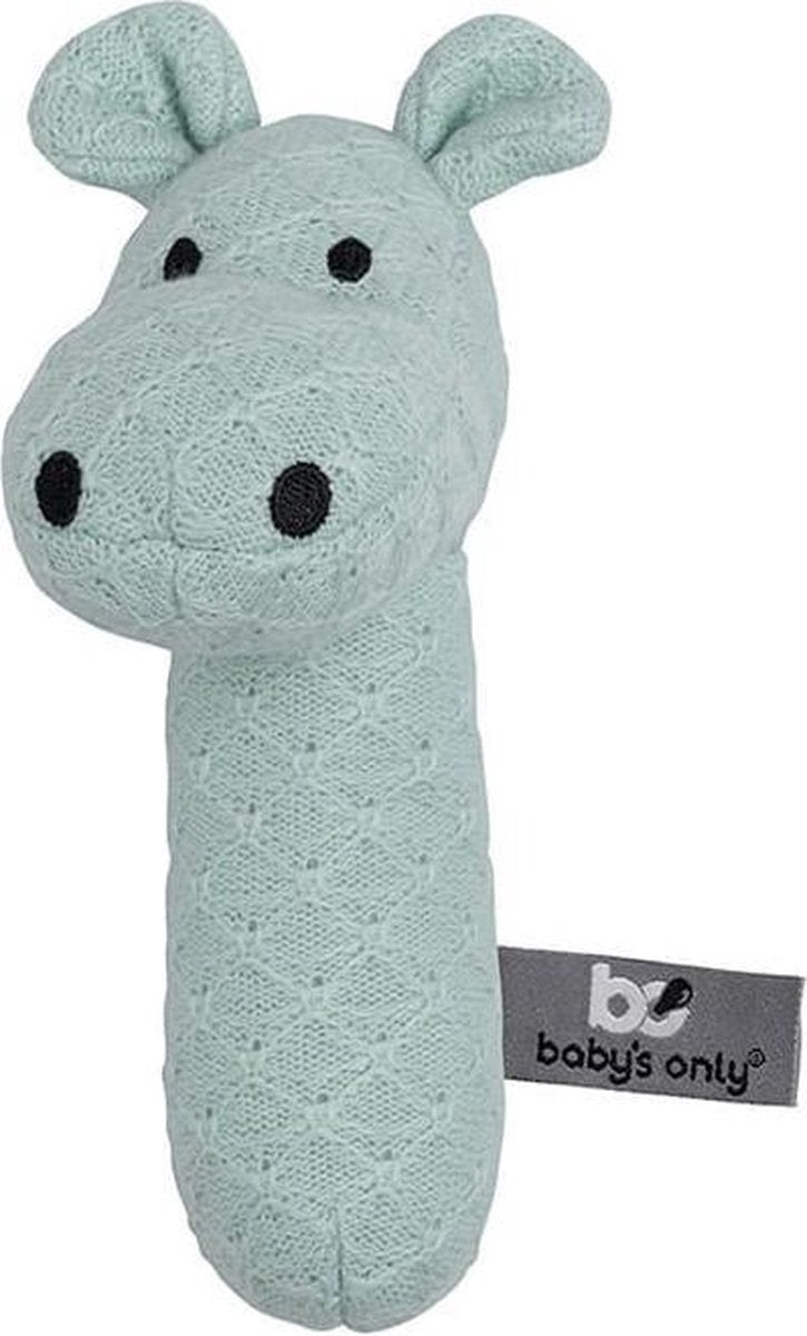 Baby's Only Rammelaar nijlpaard - mint