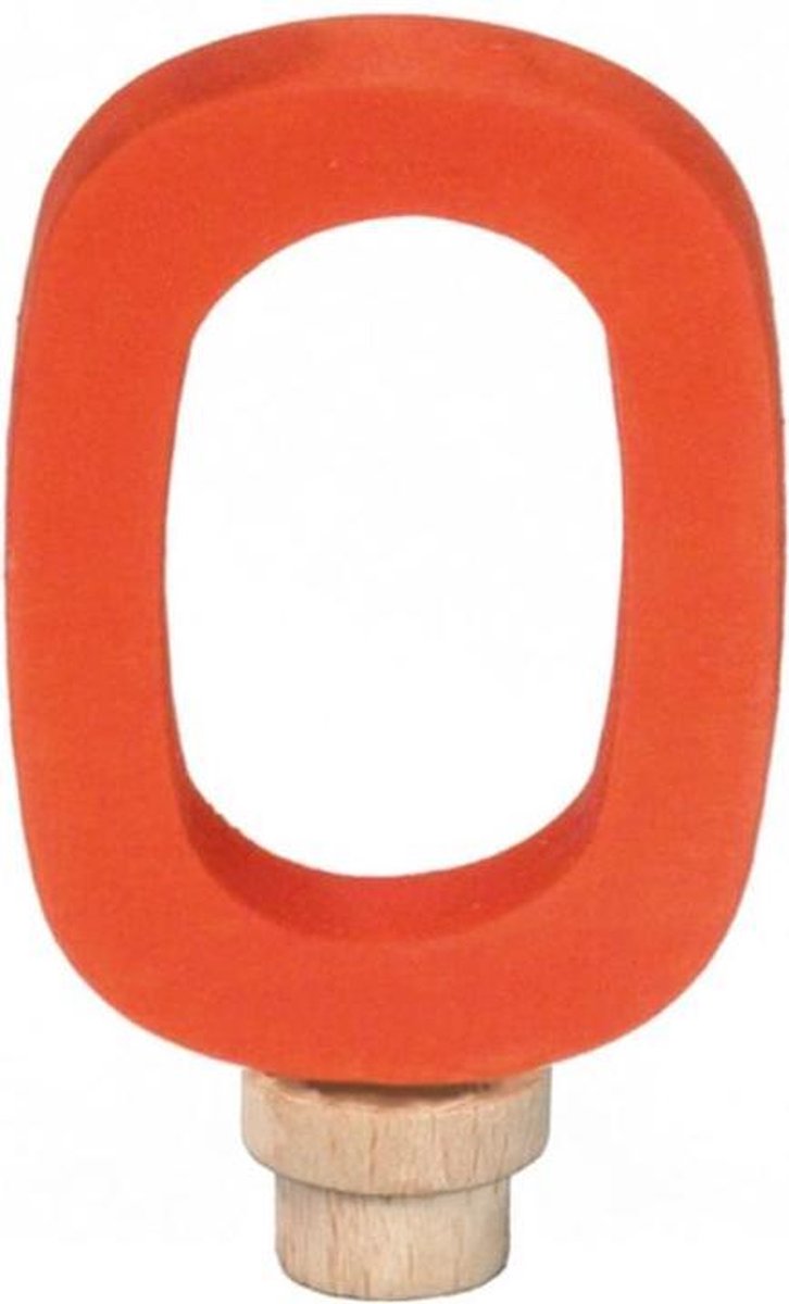 Glückskäfer Verjaardagscijfer 0 Ringplug 7 Cm Oranje