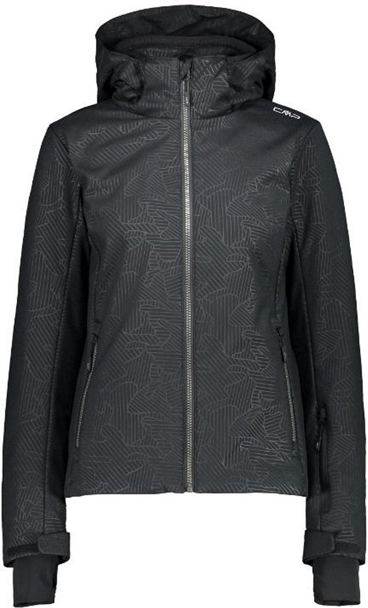 CMP Wintersportjas - Maat 46  - Vrouwen - zwart