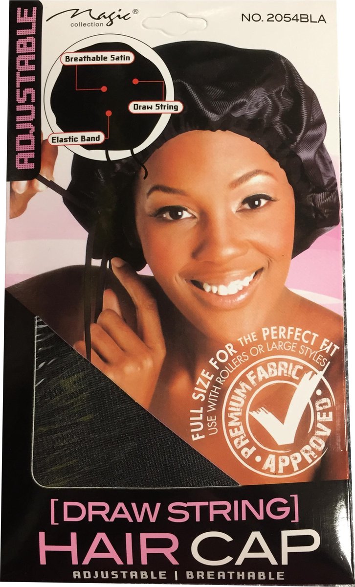 Magic Draw String Hair Cap 2054BLA