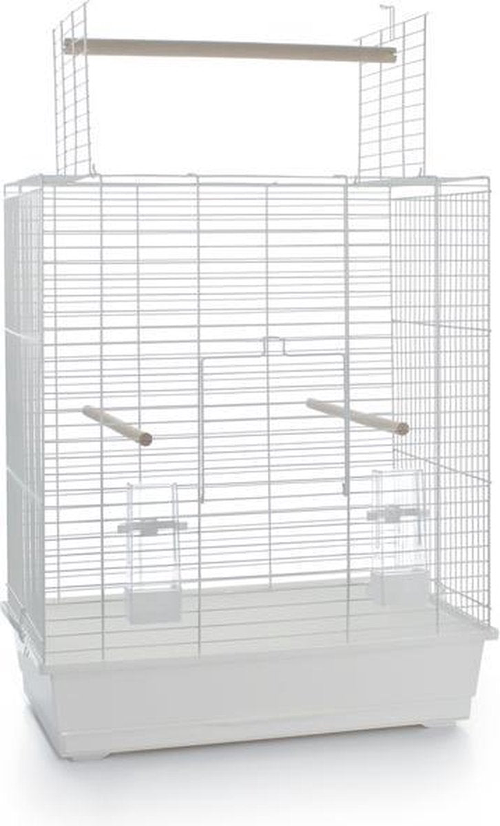 Beeztees Ara Open - Vogelkooi - Wit - Groot - 54x34x68